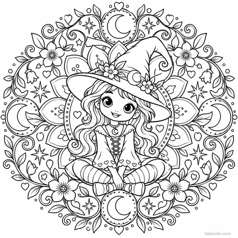 Mandala coloring pages to print (free PDF) | Tadacolor
